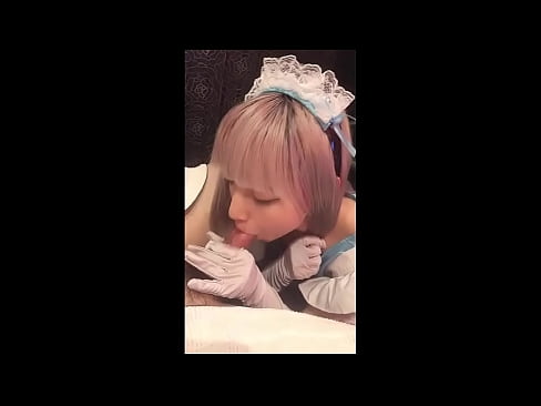 ❤️ Japanese Idol [mayuka], French maid costume, part 1, blowjob and jerk off with lotion ❤️❌ Sex video sa amon